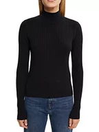 Swetry damskie - edc by ESPRIT Sweter damski, 001/Black, XL - miniaturka - grafika 1