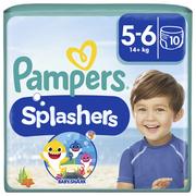 Pieluchy - Pampers Splashers, Pieluszki do pływania, rozmiar 5-6, 10 szt. - miniaturka - grafika 1