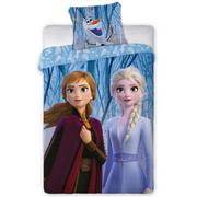 Pościel dla dzieci - Pościel 160x200 bawełniana Frozen Anna Elsa Kraina Lodu - miniaturka - grafika 1