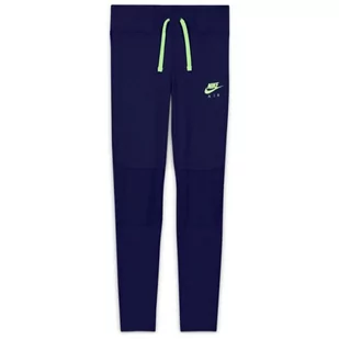 Legginsy Nike Air Big Kids' Training Jr DA1003 (kolor Granatowy, rozmiar XL (158-170cm)) - Legginsy - miniaturka - grafika 1