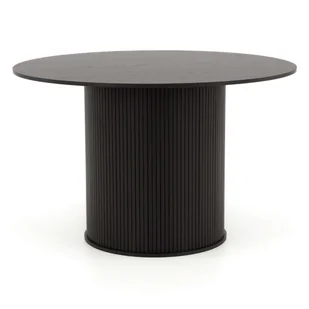 Stół okrągły 120cm YY6700B czarny - Stoły - miniaturka - grafika 1