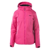 Kurtki narciarskie - Damska Kurtka ocieplana BRUGI 2ALI 2ALI/TM37/2F/272 – Różowy - miniaturka - grafika 1