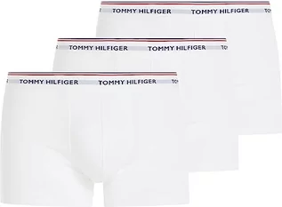 Spodenki damskie - Tommy Hilfiger Trunk 3p Bokserki (szorty) Mężczyźni, Biały, L - grafika 1