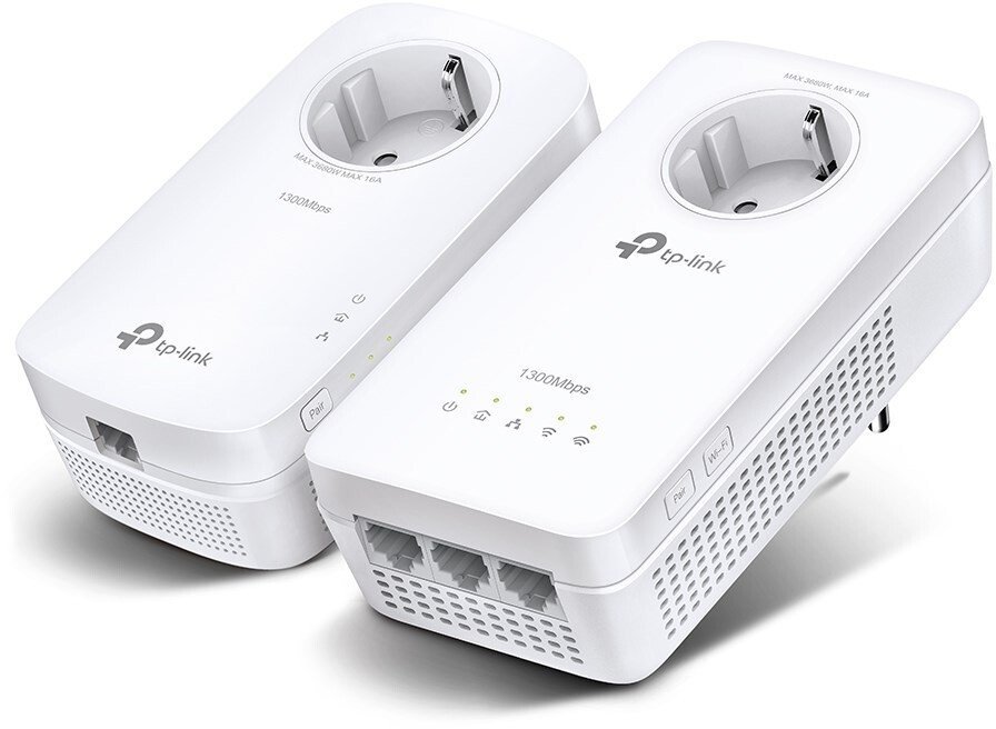 Adapter powerline TP-Link TL-WPA8631P AV1300 3-Port Kit V4.6 TL-WPA8631P KIT EU TL-WPA8631P KIT(EU)