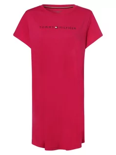 Piżamy damskie - Tommy Hilfiger - Damska koszula nocna, wyrazisty róż - grafika 1
