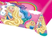 Urodziny dziecka - Amscan Obrus Barbie Dreamtopia 120x180cm 9902526 - miniaturka - grafika 1