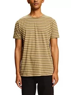 Koszulki męskie - edc by ESPRIT Męski T-shirt 043CC2K312, 362/OLIVE 3, M, 362/oliwkowy 3, M - miniaturka - grafika 1