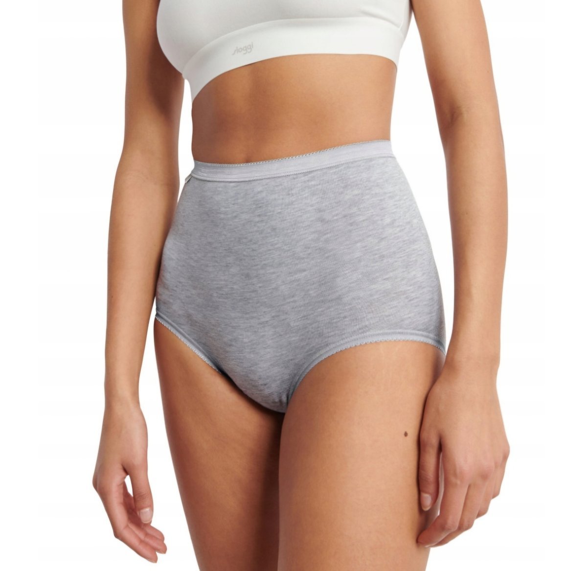 SLOGGI Figi damskie BASIC+ MAXI 46 SZARY MELANŻ