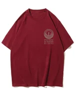 Koszulki i topy damskie - Koszulka oversize Golfowe Życie Odpoczynek Spokój Sport Bordowy XXL - miniaturka - grafika 1