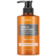 Kosmetyki do kąpieli - Kundal Honey & Macadamia Żel do mycia ciała, Różowy Grejpfrut - miniaturka - grafika 1