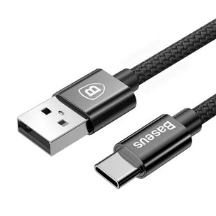 Baseus Small Screw 3.4A inteligentna ładowarka samochodowa 2x USB + kabel USB Typ-C 1m 2A czarny (TZXLD-B01) - Ładowarki samochodowe - miniaturka - grafika 7