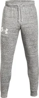 Spodnie sportowe męskie - Under Armour Under Armour Rival Terry Joggers 1361642-112 szary XXL - miniaturka - grafika 1