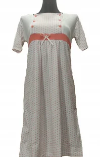 BAWEŁNIANA koszula nocna dla MAM KARMIĄCYCH r. XL - Piżamy ciążowe - miniaturka - grafika 1
