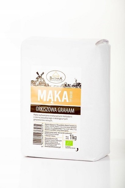 mąka orkiszowa Graham 1850 EKO 1KG Bacówka