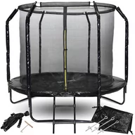 Trampoliny - Trampolina ogrodowa SkyFlyer + drabinka 8FT 244cm - miniaturka - grafika 1