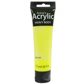 Farby i media malarskie - Farba akrylowa 100 ml, neonowa żółta - miniaturka - grafika 1