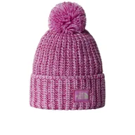 Czapki i chusty sportowe damskie - Czapka The North Face Cosy Chunky Cabin 0A887W83O1 - różowa - miniaturka - grafika 1