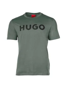 HUGO T-Shirt Dulivio 50467556 Zielony Regular Fit - Koszulki męskie - miniaturka - grafika 1