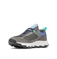 Buty trekkingowe damskie - Columbia Damskie buty trekkingowe Hatana Max Outdry, Szary - Ciemnoszary elektryczny turkus - 35 EU - miniaturka - grafika 1