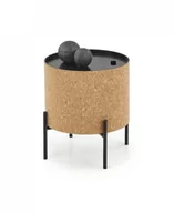 Ławy i stoliki kawowe - SASHA ława naturalny/czarny (1p=1szt) - miniaturka - grafika 1