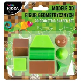 Derform Modele 3D figur geometrycznych B KIDEA - Przybory szkolne - miniaturka - grafika 1