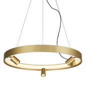 Lampy sufitowe - Wisząca lampa Spotring CGSPOTRING-60 COPEL LED 35W 3000K okrąg tuba złota - miniaturka - grafika 1