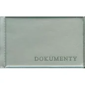 Szkolne artykuły papiernicze - Biurfol Okładka na dokumenty małe silver - miniaturka - grafika 1