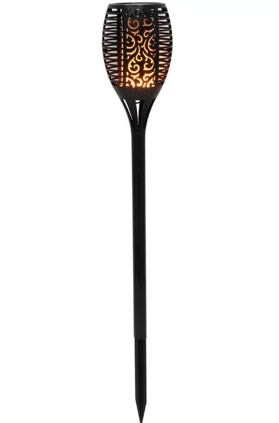 Saska Garden - Lampa solarna pochodnia 10 x 10 x 79 cm 33 LED