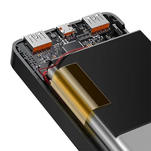Powerbank Baseus Bipow 20000mAh, 2xUSB, USB-C, 20W (czarny) - Powerbanki - miniaturka - grafika 6