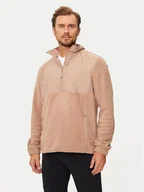Bluzy męskie - 4F Polar 4FWAW24TFLEM271 Beżowy Regular Fit - miniaturka - grafika 1