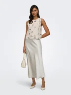 Spódnice - ONLY Spódnica w kolorze jasnoszarym - miniaturka - grafika 1