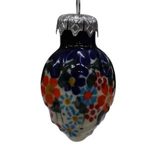 Ceramiczna bombka szyszka Ceramika Bolesławiec - Bombki Ceramiczna bombka szyszka Ceramika Bolesławiec - Bombki - miniaturka - grafika 1