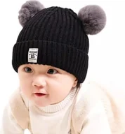 Czapki dla dzieci - Czapka dziecięca Lovely-Black KP21584 - miniaturka - grafika 1