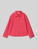 Bluzki dla dziewczynek - Bluzka koszulowa o kroju regular fit z czystej bawełny model ‘THYRA’ - miniaturka - grafika 1