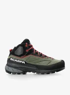 Buty trekkingowe damskie - Buty podejściowe damskie Scarpa Rapid XT Mid GTX - birch/coral - miniaturka - grafika 1