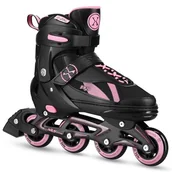 Rolki - Łyżworolki NILS EXTREME Enzo NH382 2W1 ( 28-31) Czarno-różowe - miniaturka - grafika 1