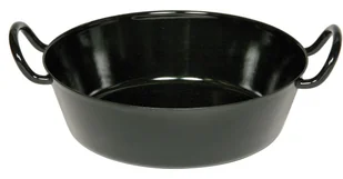 Riess Patelnia głęboka ceramiczna 40 cm do kotletów CLASSIC Schwarzemaille - Patelnie - miniaturka - grafika 1