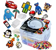 Prace ręczne dla dzieci - MTA, Zestaw koralików do prasowania z szablonami, 8 000 el. - miniaturka - grafika 1