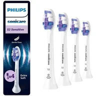Końcówki do szczoteczek elektrycznych - Oryginalne końcówki Philips Sonicare S2 HX6054/87 Bardzo miękkie włókna (2 szt.) (Nadwrażliwość zębów) - miniaturka - grafika 1