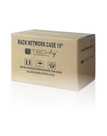 Szafy rack - Szafa wisząca Techly Rack 19'' 9U 500x320 zmontowana, szara - miniaturka - grafika 1