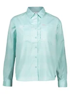 Koszulki sportowe damskie - Columbia Koszula funkcyjna "Silver Ridge Utility Pat" w kolorze miętowym - miniaturka - grafika 1