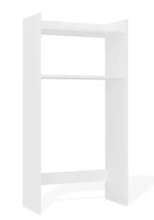 Biała szafka na pralkę z półką T8-B80 - Szafki łazienkowe - miniaturka - grafika 1