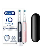 Szczoteczki elektryczne - Oral-B iO 3N Duo Czarny, Różowy - miniaturka - grafika 1