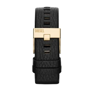 Czarny pasek skórzany Diesel 26 mm Mega Chief DZ4344 ★ % SALE % ★ Kup teraz, zapłać za 30 dni GRATIS WYSYŁKA ZWROT DO 365 DNI - Akcesoria do zegarków - miniaturka - grafika 1