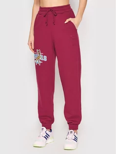 Spodnie sportowe damskie - Adidas Spodnie dresowe Disney Bambi HD2756 Różowy Loose Fit - grafika 1
