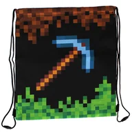 Worki na buty - Starpak Worek szkolny na ramię Pixel Game 485859 - miniaturka - grafika 1