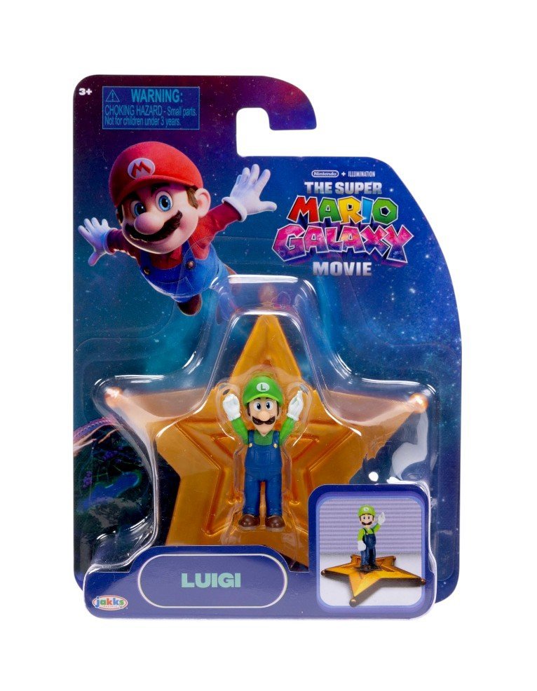 Figurka Super Mario Galaxy Luigi 4cm