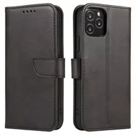 Etui i futerały do telefonów - Magnet Case elegancki futerał etui pokrowiec z klapką i funkcją podstawki Samsung Galaxy M53 5G czarny - miniaturka - grafika 1