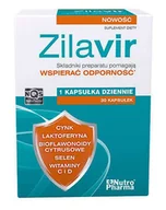 Witaminy i minerały - Nutro Pharma Zilavir 30 kapsułek 3724621 - miniaturka - grafika 1