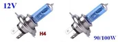 Oświetlenie samochodowe - akcesoria - Żarówki (2szt.) Samochodowe H4 (12V) Xenon H.I.D. Blue Vision (moc 100/90W) - Homologowane. - miniaturka - grafika 1